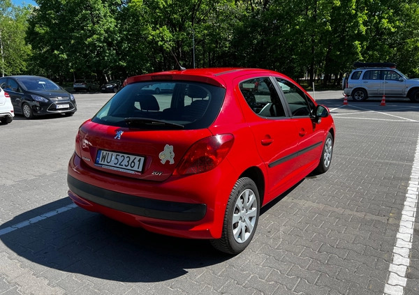 Peugeot 207 cena 10650 przebieg: 173000, rok produkcji 2007 z Warszawa małe 172